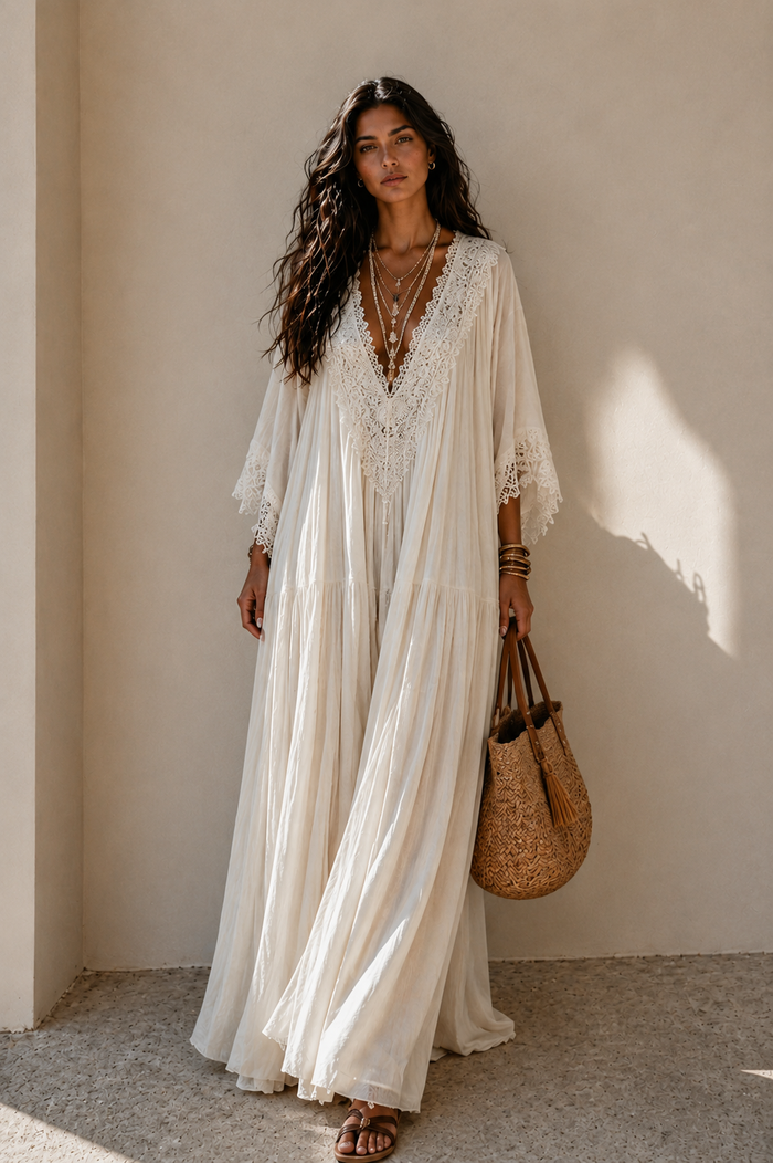 ISLA VERDE CAMILA - VESTIDO LARGO EDICIÓN EXCLUSIVA
